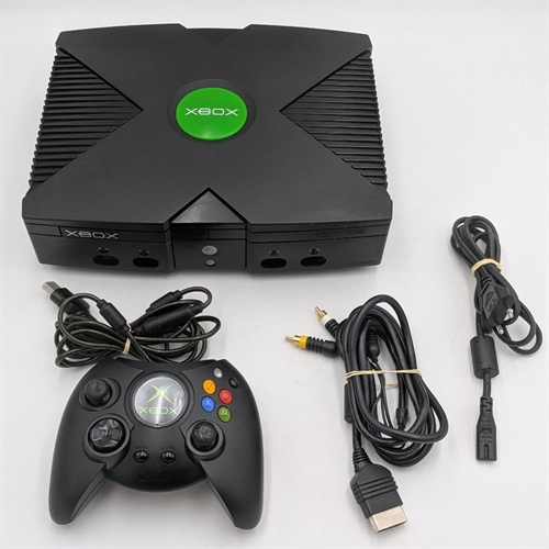 XBOX Original - Sort - Konsol -  SNR 516398324805 (B Grade) (Genbrug)